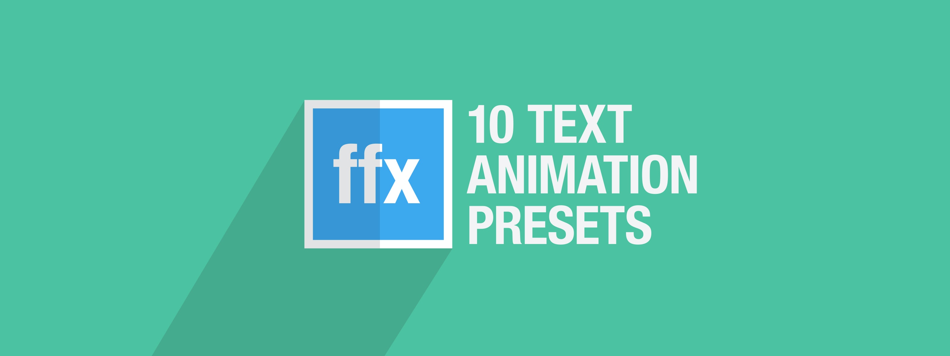 Free after effects text presets